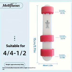 TEMU 4/4-1/2 바이올린 손 모양 교정기 및 손목 트레이너 - 조절 가능한 스트랩, 왼손/오른손에 적합, 초보자/고급 연주자 자세 교정 훈련 보조 장치, 바이올린, 비올라, 첼로 호환 - 올바른 자세를 마스터하는 손목 보조 장치