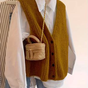 TEMU 여성을 위한 포근한 V넥 민소매 스웨터 조끼, 추수감사절 및 발렌타인데이에 완벽