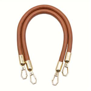 TEMU 2개입 PU 가죽 숄더백 스트랩 교체용 - 15.75인치 핸들 골드톤 클립 포함 (DIY 핸드백/지갑 제작 호환) - 블랙, 그린, 핑크, 브라운 & 베이지 - 내구성 강한 PU 가죽 스트랩 2개, DIY 지갑 제작용