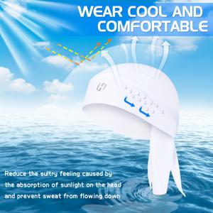 TEMU 남성용 스포츠 반다나 1개, 속건성 땀 흡수 러닝 모자, 탄성 통기성 바이크 헤드스카프 여름 야외용