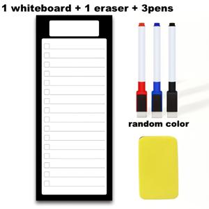 TEMU 이것은 5개 냉장고 자석 지우개 보드 키트입니다. 3개의 화이트보드 마커, 지우개 1개, 화이트보드 1개가 포함되어 있습니다. 쇼핑 목록, 메뉴, 업무, 일일 스케줄을 간단하게 적을 수 있어 적합합니다.