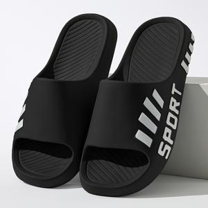 TEMU 남성 캐주얼 여름 EVA 슬리퍼 | 미끄럼 방지, 튼튼한 밑창, 편안한 슬라이드온 디자인, 야외, 실내 및 욕실 사용에 적합, 남녀공용