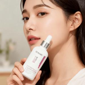 TEMU 알부틴·나이아신아마이드 대용량 세럼 100mL, 구연산·히알루론산·비타민E 함유, 피부 칙칙함 관리&맑은 톤 케어, 수분 잠금·촉촉 빛나는 피부·건조 방어막 강화 올인원 데일리 세럼