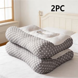 TEMU 2pc 수면 마사지 베개 코어, 가정용 베개 수분 흡수 통기성 침구 거실 침실 장식 베개
