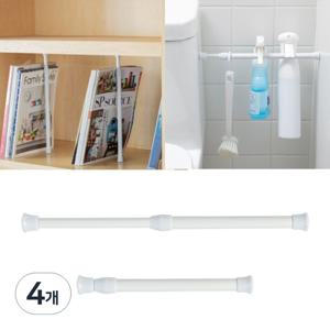 TEMU 4개 미니 압축봉 미니봉 틈새 정리 커튼 걸이 30-50cm