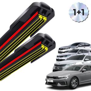 TEMU 1+1 트리플X2 K5 전차종 와이퍼 블레이드 윈도우브러쉬