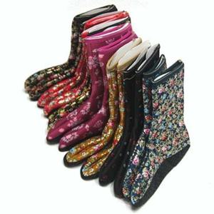 TEMU 라미 요술버선바이오-중목칼라 덧신 버선 양말 방한용 (GP)