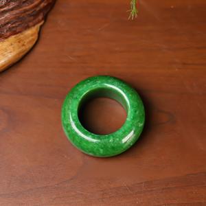 TEMU 1개 천연석 핸드메이드 남녀공용 손가락 밑 반지, 남녀 모두의 데일리 착용 및 휴일 기념 선물로 적합