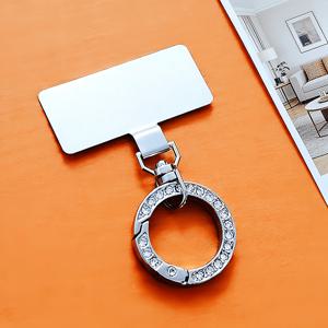 TEMU 1개 360° 회전 가능한 스테인리스 스틸 폰 랜야드 클립, 반짝이는 스프링 링 키체인, 금속 커넥터, 연결판, 폰 케이스 백 패드, 카드, 스탠드, 튼튼하고 내구성 있는 범용 연결 클립, 크로스바디 스트랩, 손목 스트랩 및 폰 액세서리용, 폰 랜야드 필수 커넥터