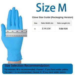 TEMU 120개입 파란색 니트릴 장갑 - 일회용, 경량, 파우더 프리, 다양한 사이즈, 가정 청소, 애완 동물 관리, 미용, 공예, 자동차 수리 등 다용도, 다목적 장갑, 가정용 청소 장갑, 가정용품