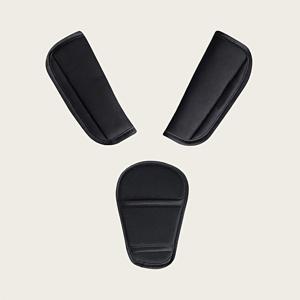 TEMU 조절 가능한 어린이 안전 시트 어깨 패드 및 힙 지지 커버 | 가볍고 내구성이 뛰어난 폴리에스터, 모든 유모차, 하이체어 및 카시트에 적합 - 그레이