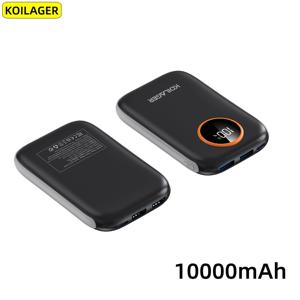 TEMU 신형 10000mAh 고용량 휴대용 보조배터리, 내구성 강화, 다중 출력 (USB×2, Type-C×1), 22.5W PD20W 초고속 충전, /아이폰 폰 호환, 안전한 모바일 전원 공급원