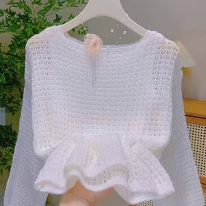 TEMU 2026 봄/여름 할로우 선크림 일본 카디건