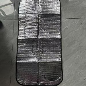 TEMU 1개 야외 에어컨 먼지 커버 (비막이 및 차양 기능 포함), 이중층 설계, 에너지 절약 및 통기성, 쉬운 설치, 가정용