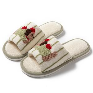 TEMU 여성용 슬리퍼 오픈 토 커플 인터넷 인플루언서 통기성 홈 캐주얼 슬리퍼 오픈 토 홈 슈즈, 5가지 색상 선택 가능, 남녀공용 강아지 슬리퍼, 여성 신발