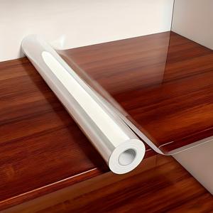 TEMU 벽면용 초장축 정전기 방지 필름 롤, 393.7×23.6인치, 고화질 정전기 접착 필름 커버, 탈착식 보호 필름, 자가 접착식 시트지, 분리형 투명 주방 스플래시 가드 정전기 필름 (벽면용)