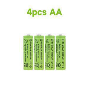 TEMU 선택 가능한 4/8/12/16개입, 충전식 AA 배터리 3000mAh Ni-Mh 충전식 1.2V AA 배터리는 LED 조명 장난감, MP3 카메라 플래시, 면도기, CD 플레이어, 무선 마우스 키보드에 적합합니다.