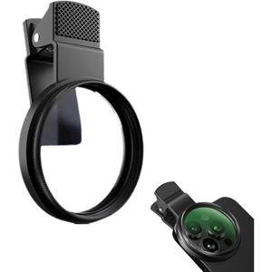 TEMU 스마트폰 카메라용 클립형 CPL 필터 - 스마트폰과 호환되는 범용 CPL 필터로, 고화질 렌즈 품질을 제공하고 사진의 색상 향상