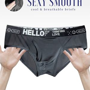 TEMU 남성용 헬로 웨이스트 커버 크리에이티브 디자인 가랑이 오픈형 피트니스 스포츠 아이스 단색 반투명 삼각형 속옷 1개, 마찰 방지 허벅지용, 시원하고 가볍고 통기성이 좋으며 신축성이 있고 편안한 속옷