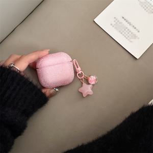 TEMU 글리터 이어폰 케이스, 핸드메이드 이어폰 커버, 행잉 체인 이어폰 케이스, 귀여운 이어폰 커버, 아름다운 보호 케이스, 에어팟 2/3/Pro/Pro 2/에어팟 4용