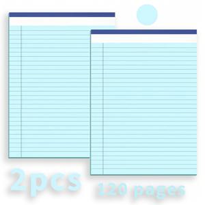 TEMU A4 그래프 & 데이터 패드 - 각 30장씩 2권 세트, 넓은 줄무늬 메모장 노트북, 사무실 회의, 학교, 학생용 - 종이 - 교사용
