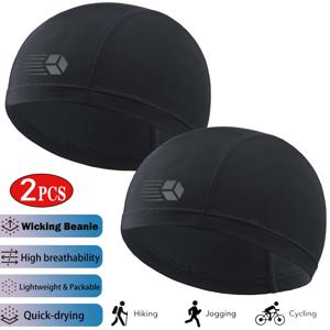 TEMU 1개/2개 남녀공용 쿨링 스컬 캡 라이너 - 가벼운 통기성 메쉬 비니 - , 자전거 및 사이클링 헬멧 착용 가능 - 습기 흡수 스포츠 러닝 & 아웃도어 활동용