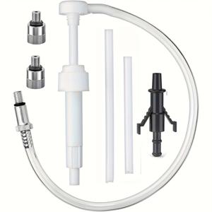 TEMU 하단 유닛 기어 펌프 유체 펌프 기어 윤활유, 차단기 변속기 유체, 표준 쿼트 병에 적합한 방수 유체 전달 키트