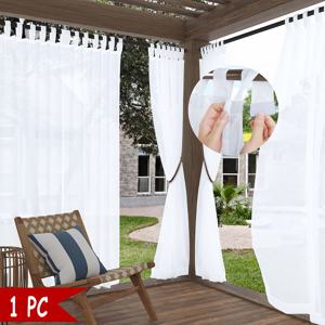 TEMU 암호화된 이중 스트랜드 게으른 시트 야외 커튼, 테라스에 적합, 길이 조절 가능한 행잉 탑, 우아하고 통기성이 좋음, 파고라/수영장에 적합한 부드러운 커튼