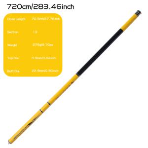 TEMU VANFOSH 신형 스트림 낚싯대 카본 파이버 캐스팅 초경량 핸드로드 플랫폼 낚싯대 접이식 수납형 원거리 피처대 내구성 있는 개울낚싯대 붕어대 다용도 낚싯대