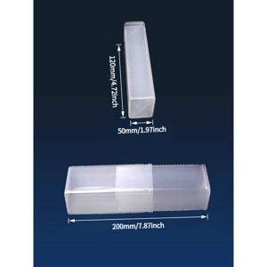 TEMU 2개 구매 시 1개 증정, 3개 세트 투명 사각형 확장형 정리함, 밀링 커터 상자, 드릴 비트 상자, 선반 공구함, 볼트 상자, 플라스틱 부품함 등, 부품 보관용 매직 공구함