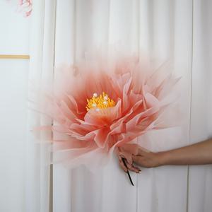 TEMU 60cm 스프레이 컬러 모란 스크린 조화 웨딩 장식 행사 장소 레이아웃 가정 꾸미기 쇼핑몰 창가 진열장 빚 찍찍이 소품 시뮬레이션 꽃