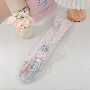 TEMU 이것은 헤어 드라이어, 컬링 아이롱, 브러쉬, 머리끈, 기타 헤어 도구를 보관하는 수납 가방입니다. 제품, 화장품, 속옷, 양말, 동전, 충전 케이블 등을 보관할 수 있습니다.