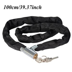 TEMU 고강도 방범 자전거 체인 자물쇠 (2개 키 포함) - 광택 케이블 자물쇠 (자전거, , 전기자전거, 스쿠터, 문, 울타리용) - 고강도 자물쇠, 모든 자전거용