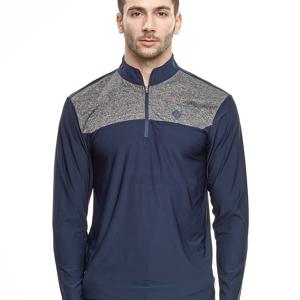 TEMU 남성 춘추 데일리 출근복/일상복 상하 배색 긴팔 집업 티셔츠 넘버원(X92LT001M)