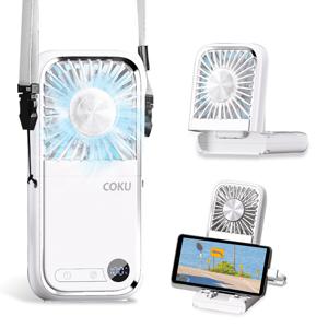 TEMU 탁상용 접이식 미니 선풍기 고속 냉각 캠핑용 휴대용 에어컨