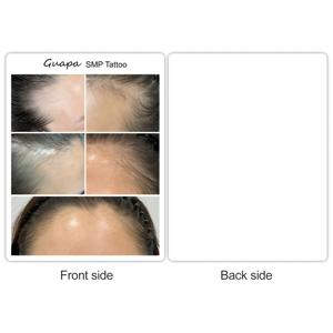 TEMU 1개 여성용 SMP 두피 도트 쉐이딩 연습 패드 실리콘 두피 타투 트레이닝 보드