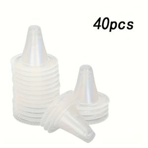 TEMU 40개입 범용 귀온도계 보호 커버, 4520/3020/6020/6520/6023/6500 호환, 일회용 귀온도계 프로브 헤드 커버