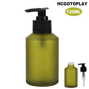 TEMU 그린 에센셜 오일 병, 120ml (1개입), 200ml 강화유리 드로퍼 병, 향수 리필 병, 세럼 스프레이 병, 로션 펌프 병, 다양한 사이즈 선택 가능, 화장품 병 리필용으로 적합