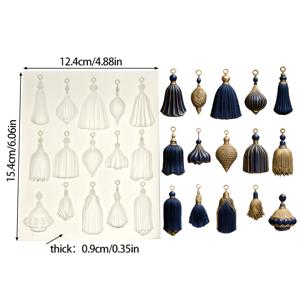 TEMU 태슬 및 레진을 위한 실리콘 몰드, 주얼리 제작 및 홈 데코에 적합. 수제 비누, 접착 컵, 왁스 아이템과 같은 추가, 브로치 및 프로젝트 제작에 완벽합니다. 봄 축제, 발렌타인데이와 같은 특별한 날에 적합합니다.