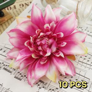 TEMU 10개 인공 데이지 팔찌 재료, 패브릭 꽃으로 정원 장식