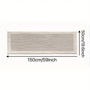 TEMU 모조 캐시미어 1250G, 일본 스타일 침실 침대 옆 러그, 크림색 바람에 부드럽게 푹신한 발 매트, 침실, 옷장, 주방, 욕실 및 기타 가정 장면에 적합