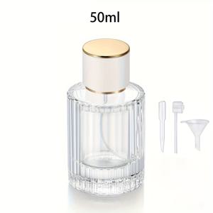 TEMU 30ml/50ml 휴대용 유리 향수 분사기, 리필 가능한 미세분사 스프레이 병, 여행용 향수 스프레이어, 친구 선물