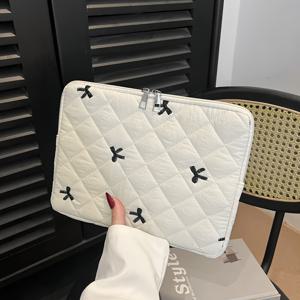 TEMU 리본 스타일 태블릿 슬리브가 있는 노트북 가방, 10/11인치 아이패드 및 13/14인치 맥북 .6인치 노트북 케이스용