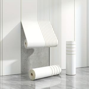 TEMU 9가지 색상, 1/2롤, 두꺼운 3D 자가 접착 우드 그레인 마감 그리드 패널 벽 스티커 벽지, 거실 TV 배경 벽 평면 장식