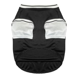 TEMU 투피스 대형 및 중형 강아지 티셔츠, 통기성 좋고 시원한 메쉬 애완 동물 의류, 매우 멋진 스포츠 스타일 농구 저지, 신축성 있는 핏, 세탁기 사용 가능한 폴리에스터 강아지 티셔츠