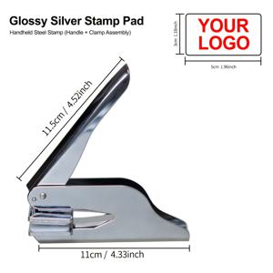 TEMU [맞춤 제작] 맞춤 제작 엠보싱 스탬프, 스틸 스탬프, 이름, 주소, 결혼식, 책, 회사 로고, 가문 문장 맞춤 제작에 적합, 파티 기념품, 저렴한 아이템, 주요 축제 선물