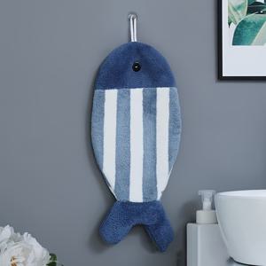 TEMU 만화 캐릭터 행잉 핑거팁 타월, 부드럽고 흡수성 좋은 가정용, 귀여운 주방 및 욕실 핸드 타월