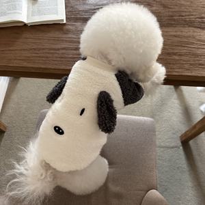 TEMU 신상 가을-겨울용 귀걸이 따뜻한 옷, 강아지, 고양이, 테디, 비숑, 포메라니안, 푸들 애완동물용