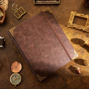 TEMU 포토 앨범 4x6 160장, 글쓰기 공간이 있는 가죽 포토 앨범 + 30장의 글이 가능한 종이 포함, 여행 가족 졸업 사진 앨범 스크랩북 - 기념일 발렌타인데이 생일 선물용