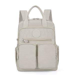 TEMU 여성용 대용량 나일론 백팩 - 노트북 수납공간 & 멀티포켓, 조절 가능한 어깨끈, 여행, 출근, 캐주얼 핸드백/백팩, 지퍼 클로저